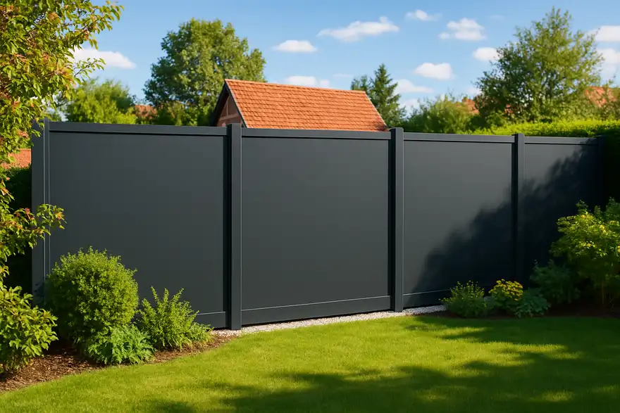 Clôture aluminium pleine : le guide pour une intimité totale dans votre jardin