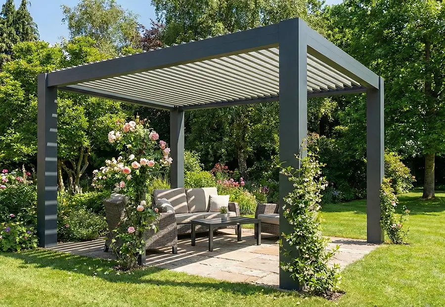 Pergola bioclimatique Pergosa Alsace